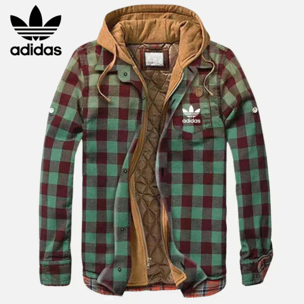 AD® HeritageCheck Hooded Jacket - Image 3